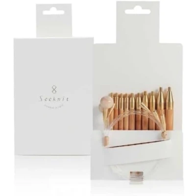 Image of Seeknit Interchangeable Circular Needle Set, White, L
