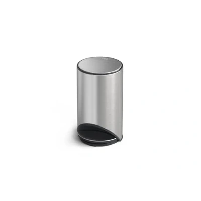 Image of Joseph Arc 10L Slimline Pedal Bin with Easy Push Pedal, Liner Pocket, Soft Close Lid, Fingerprint Proof, Removable Inner Bucket, Stainless Steel