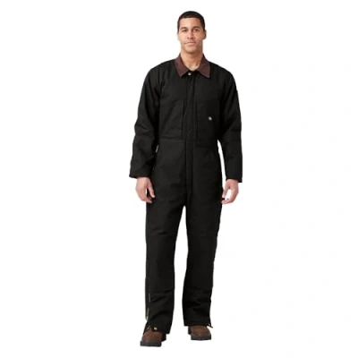 Image of Dickies Men&#039;s Premium Insulated Duck Coverall, Black, XL Regular
