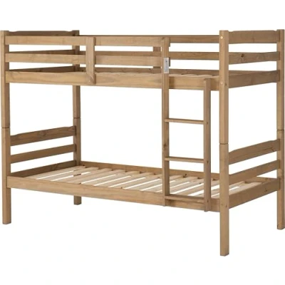 Image of Seconique Panama 3&#039; Single Bunk Bed in Natural Wax