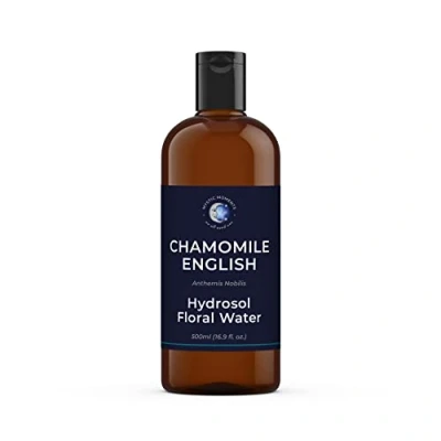Image of Mystic Moments English Chamomile Natural Hydrosol Floral Water 500ml Perfect for Skin, Face, Body &amp; Homemade Beauty Products Vegan GMO Free