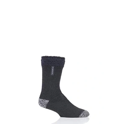 Image of 1 Pair Charcoal Lumi Sleep Socks Men&#039;s 6 11 Mens Heat Holders