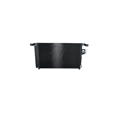 Image of 976062B000, 976062B000AS, 976062B200 Condenser NRF EASY FIT 35965 with dryer, seal ring 12,9mm 8,5mm Aluminium 665mm HYUNDAI: SANTA FE 2