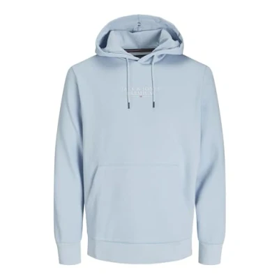 Image of JACK &amp; JONES Men&#039;s Jprbluarchie Sweat Hood Noos Hoodie, Skyway, M