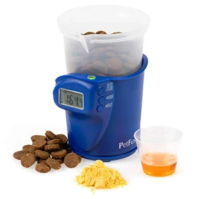 Image of PetFusion Digital Food Scale &amp; Scoop for Dry Dog Cat Measuring Cup Better Nutrition and Weight Control (250g)