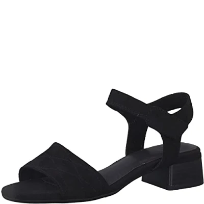 Image of Jana Sandals, Women&#039;s, Size: 4, Black Textile