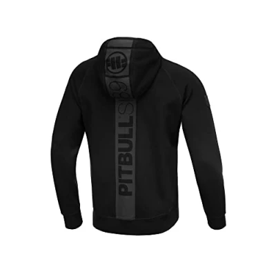 Image of PITBULL Men&#039;s Hoodie Pit Bull West Coast Stafford Sweatshirt L Black