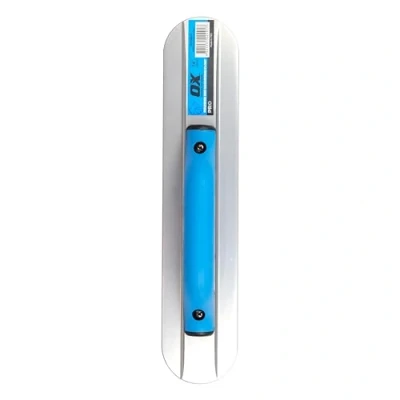 Image of OX Pro 400mm/16&quot; Magnesium Float I Round Ends Concrete Finishing Trowel for Flooring Surface Lightweight &amp; Ergonomic Grip