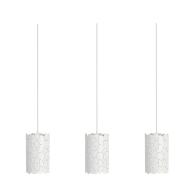 Image of Lindby pendant light Aralena, white, 3 bulb, length 92 cm