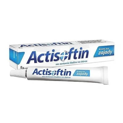 Image of ACTISOFTIN Cream For regenerating Cracked corners of the Mouth Lip Rounding Angles 8g