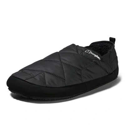 Image of Berghaus Unisex Warm Fleece Lined Bothy Slipper 2.0, Black, 11/12 UK