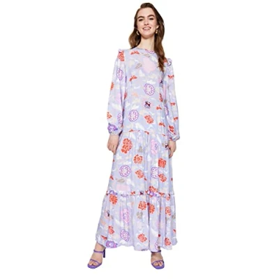 Image of Trendyol Dress Purple A line,Lilac,38