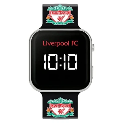Image of Liverpool Football Club Boy&#039;s Digital Quartz Watch with Plastic Strap LFC4000