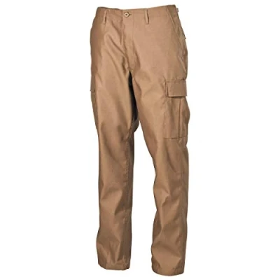 Image of MFH Men&#039;s US BDU Combat Trousers Coyote Tan Size XL