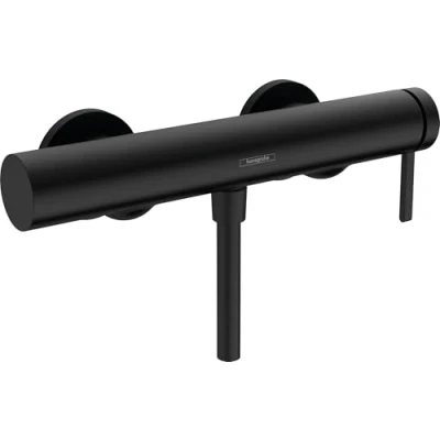 Image of hansgrohe Finoris Single lever shower mixer for exposed installation, matt black, 76620670