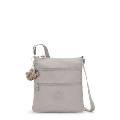 Image of Kipling Women&#039;s Keiko Crossbody Bags, Grey Gris, 8.3&#039;&#039;L x 9&#039;&#039;H 0.8&#039;&#039;D