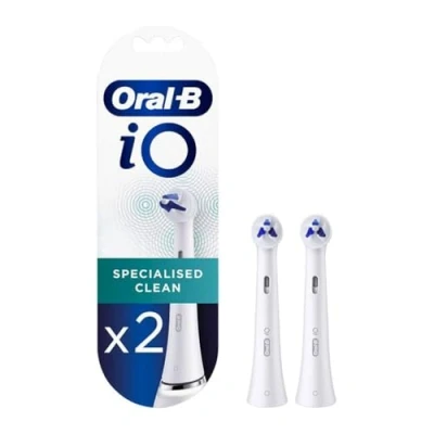 Image of Oral B iO Specialised Clean Replacement Heads, Pack of 2