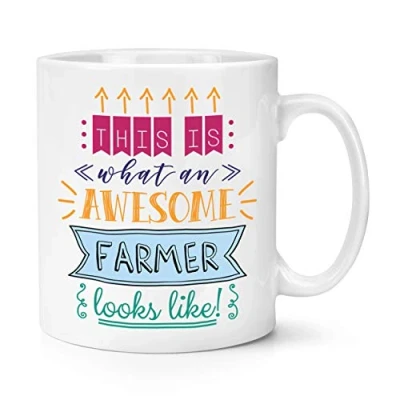 Image of This is What an Awesome Farmer Looks Like 10oz Mug Cup