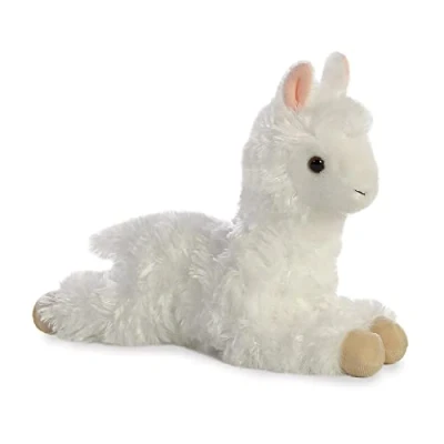 Image of AURORA Mini Flopsies Alpaca 8In 31767 White
