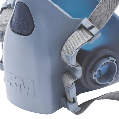 Image of 3M Half Mask and Filter Kit Lightweight Low Profile
