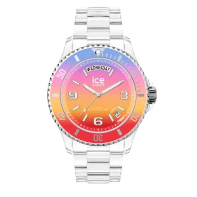 Image of ICE WATCH clear sunset Energy Women&#039;s wristwatch with plastic strap 021436 (Medium)