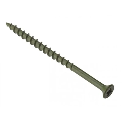 Image of ForgeFix Countersunk Decking Screws 4.5 x 75mm Green Box 200