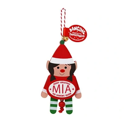 Image of History &amp; Heraldry Personalised Dancing Christmas tree Decorations (Mia)