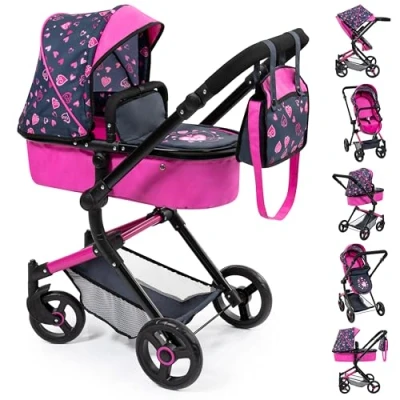 Image of Bayer Design 18418AA Combi doll&#039;s pram Neo Vario with bag