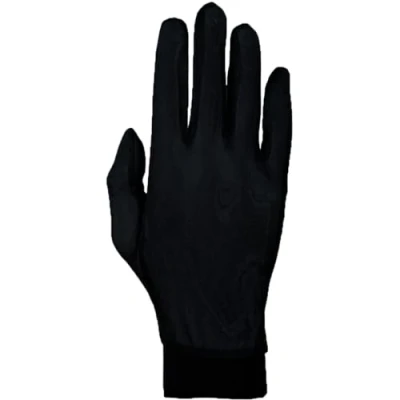 Image of Roeckl Adult Silk Liner Gloves, Black, S
