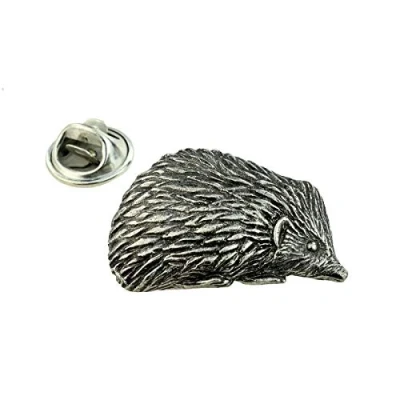 Image of Hedgehog Design Pewter Lapel Pin Badge