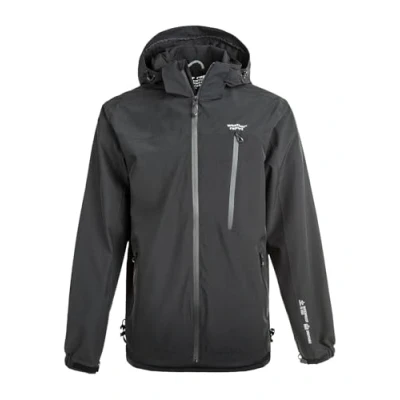 Image of WEATHER REPORT Men&#039;s Delton rain Jacket, Black, 4XL
