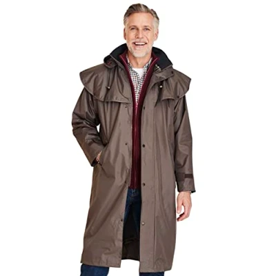Image of Champion Country Estate Men Highgrove Waterproof Riding Coat Brown XXL