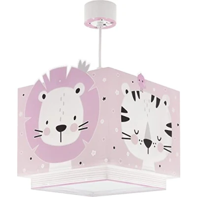 Image of Dalber Children&#039;s Lamp Pendant Light Baby Jungle Jungla Pink