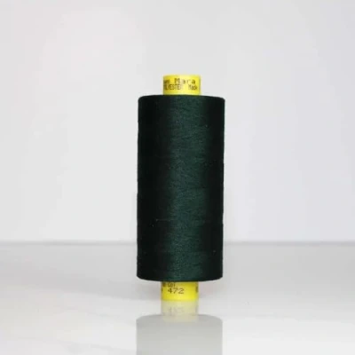 Image of Gutermann Mara 120 All Purpose Polyester Sewing Thread 1000m Spool, UV Resistant, Silky Shine, Tear &amp; Abrasion Resistant Perfect for Machines or Hand Sewing/Colour 472