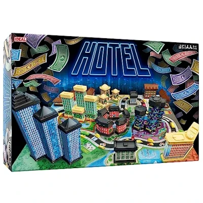 Image of IDEAL Hotel: The classic five star Family game from Games 2 4 Players Ages 8+