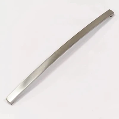 Image of 480mm Brushed Nickel Square Bow Handle for Kitchen Cabinets Bedroom Bathroom Furniture Cupboards