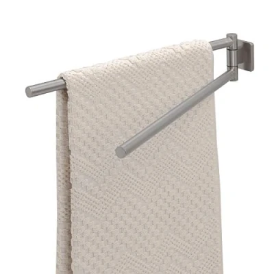 Image of Tiger Dock Towel Rail, Stainless Steel Brushed, 4.9 x 7.8 45.3 cm