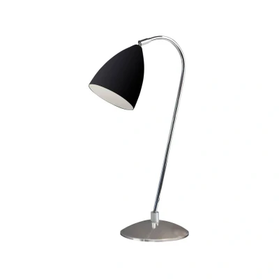 Image of Joel 1 Light Table Lamp Matt Black, E27