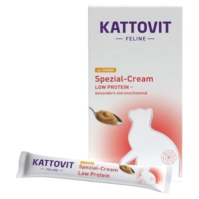 Image of Kattovit Special Cream Kidney / Renal with Chicken Pack of 3 x 6 15 g Supplementary Feed for Adult Cats No Sugar and Colourants Preservatives