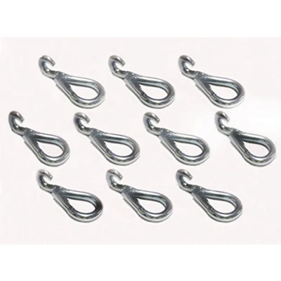 Image of X10 2&quot; Zinc Plated Spring Snap Hooks to Crue