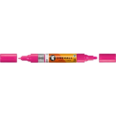 Image of Molotow One4All Acrylic Twin Marker 217 Neon Pink Fluorescent