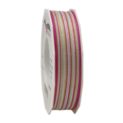 Image of C.E. Pattberg Präsent Calabria Wired Ribbon Rose Tyrien 25 mm width, 20 m length