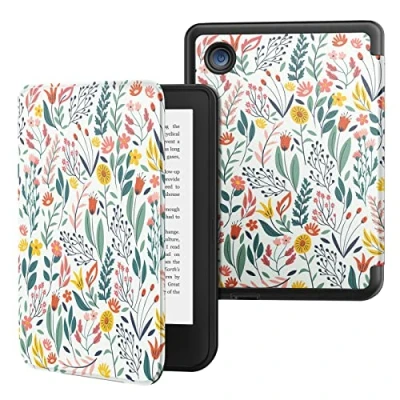 Image of MoKo Case for Kobo Clara BW/Clara Colour/Clara 2E 6&quot;, Ultra Slim Lightweight with Auto Wake/Sleep Cover Folio Colour 6&quot; 2024, Flowers