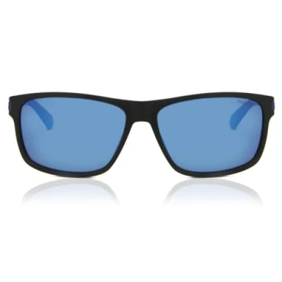 Image of Polaroid Sunglasses, Size: One Size, Black/blue