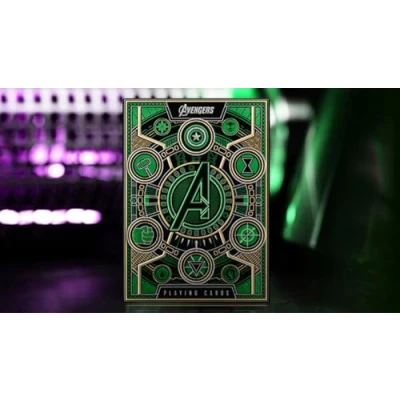 Image of Murphy&#039;s Magic Supplies, Inc. Avengers: Green Edition Playing Cards by theory11, Great Gift For Card Collectors