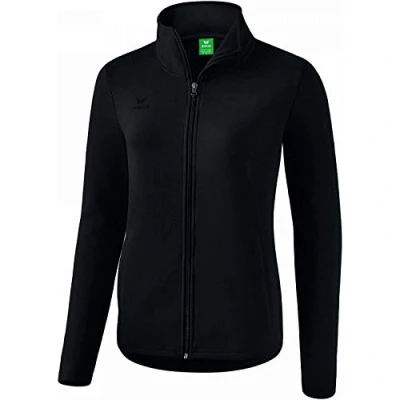 Image of Erima Women Fleece Jacket Black Marl, Size 34