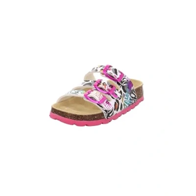 Image of Superfit Girl&#039;s Fussbettpantoffel 1800113 Mule, White Multicoloured 1100, 10 UK Child