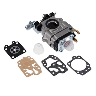 Image of Bowarepro 43CC 52CC Petrol Gas Strimmer Carburetor Carb Repair Kit with Diaphragm and Gaskets, Brush Cutter Grass Trimmer Parts Fit for MP15 CG430 CG520 BC430 BC520