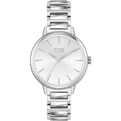 Image of BOSS Analogue Quartz Watch for Women with Silver Stainless Steel Bracelet 1502539