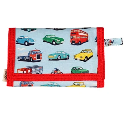 Image of Rex London Children&#039;s Oilcloth Tri fold Wallet Road Trip Design